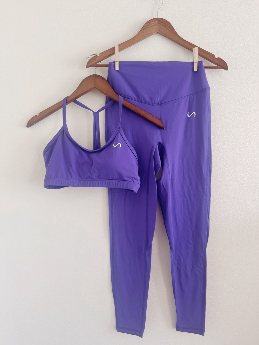 Take Life Further Purple Active Seamless Sports Bra & Legging Set Medium